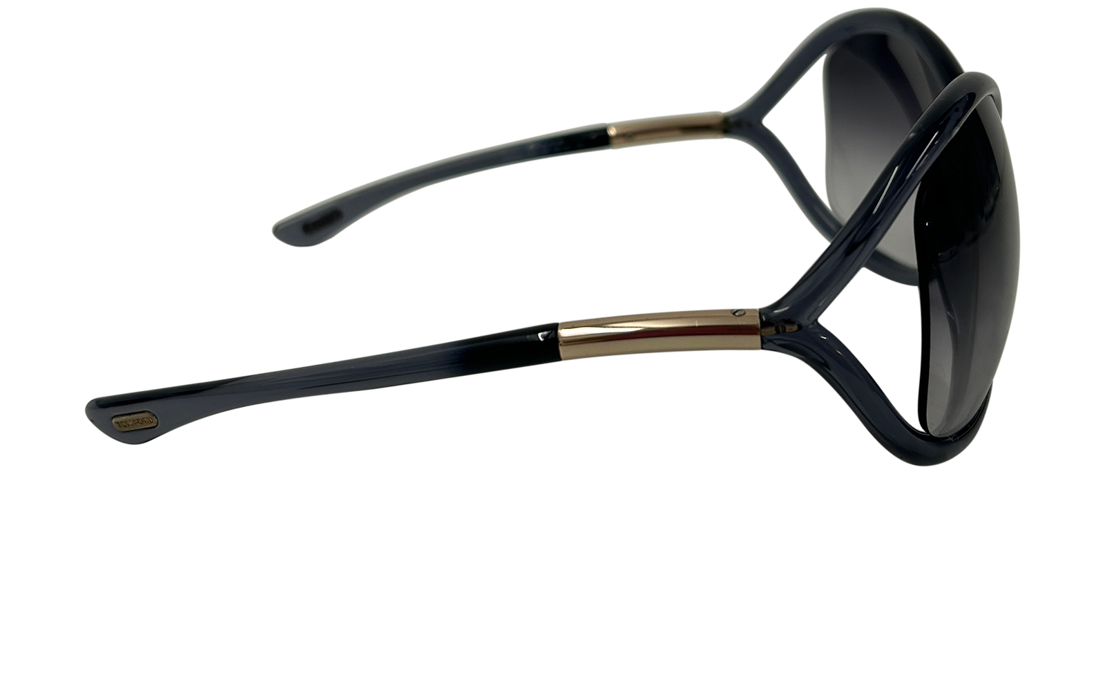 Tom Ford Gafas de Sol, 110&euro;, Azul/Gris, Tafetán - Acetato, Vista lateral